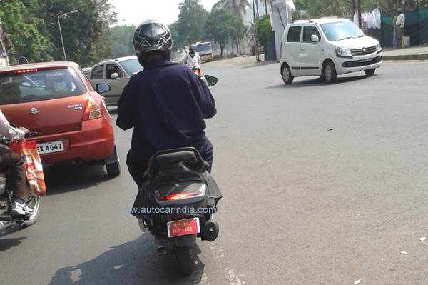 New Mahindra scooter spotted
